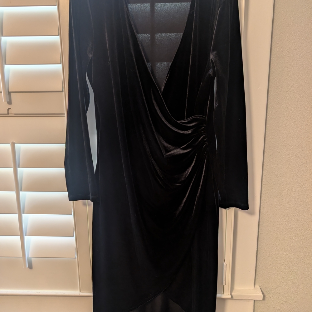 Banana Republic Black Long Sleeve Dress